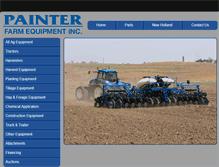 Tablet Screenshot of painterfarmequipment.com